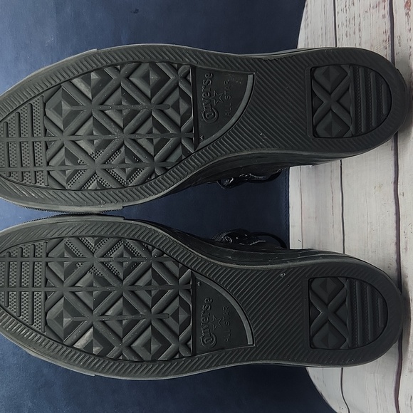Converse Chuck Taylor High Street Triple Black Sneakers Size Men's 9 - Picture 10 of 12